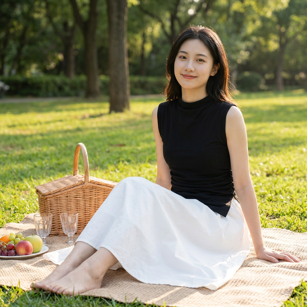 UPF50+ Mock Neck T shirt